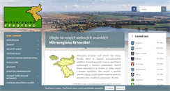 Desktop Screenshot of mikroregionkrnovsko.cz
