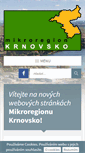 Mobile Screenshot of mikroregionkrnovsko.cz